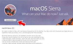Download macOS Sierra